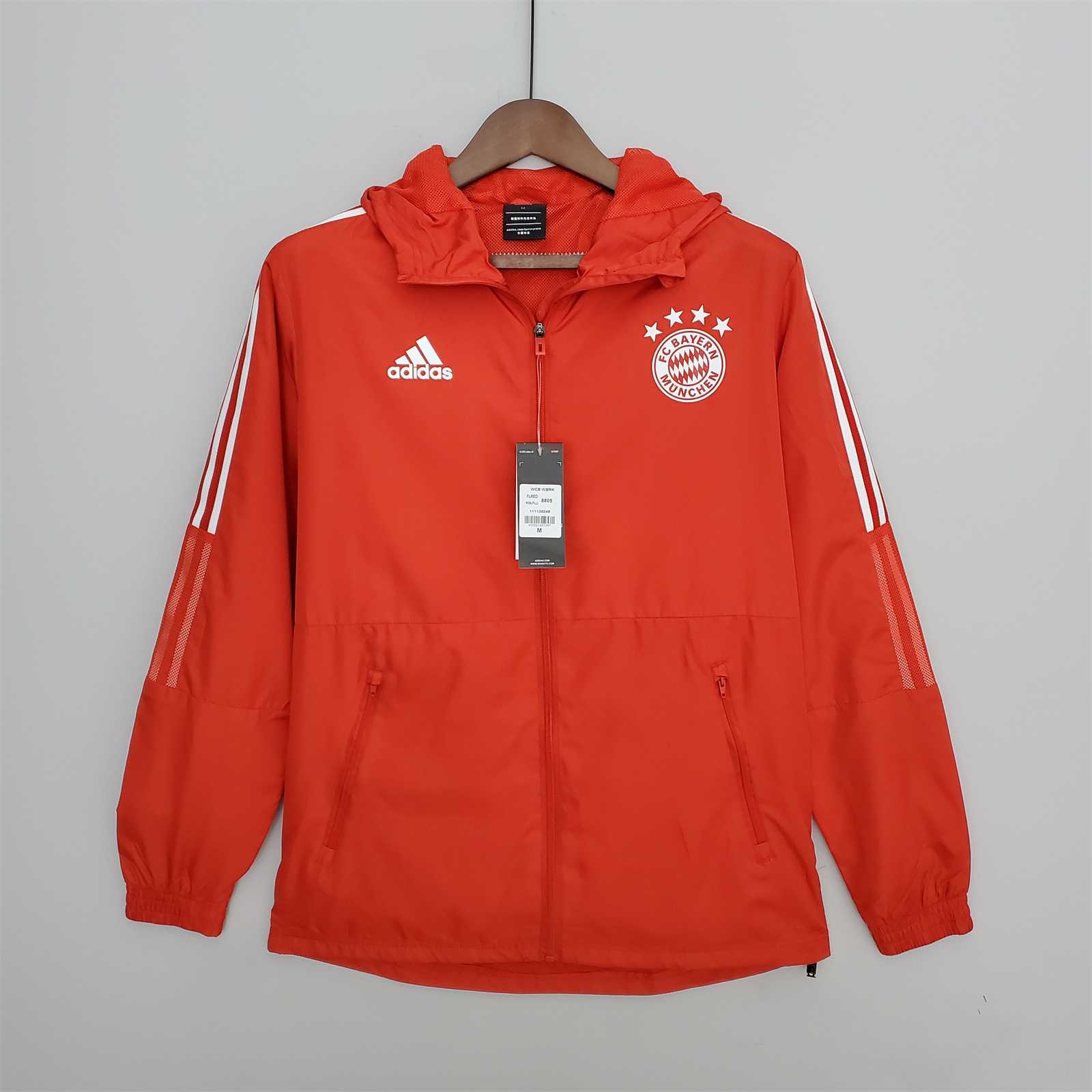 AAA Quality Bayern Munich 22/23 Wind Coat - Red/White